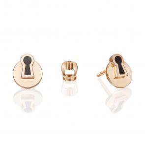 Золотые серьги Platina с эмалью 02-5329-00-000-1110 фото