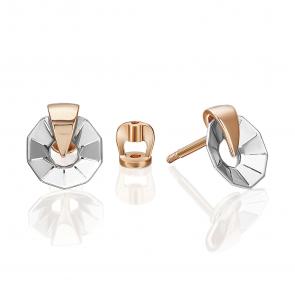 Серьги из комбинированного золота Platina 02-5367-00-000-1111 фото
