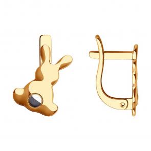 Золотые серьги SOKOLOV 0200038 фото