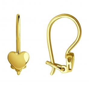 Серьги из лимонного золота SOKOLOV 0200040-2 фото