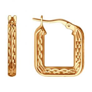 Золотые серьги SOKOLOV 0200053 фото