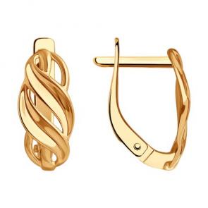 Золотые серьги SOKOLOV 0200105 фото