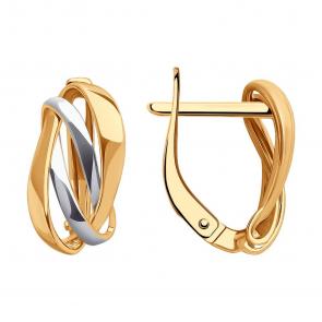 Золотые серьги SOKOLOV 0200107 фото