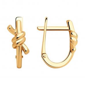 Золотые серьги SOKOLOV 0200115 фото