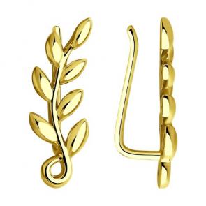 Серьги из лимонного золота SOKOLOV 0200121-2 фото