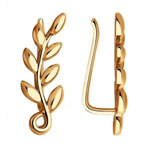 Золотые серьги SOKOLOV 0200121 фото