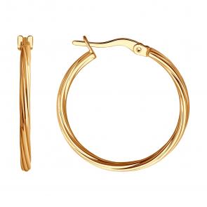 Золотые серьги SOKOLOV 0200158 фото