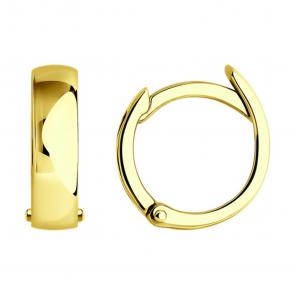 Серьги из лимонного золота SOKOLOV 0200170-2 фото