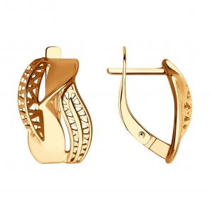 Золотые серьги SOKOLOV 0200176 фото