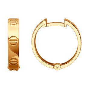 Золотые серьги SOKOLOV 0200180 фото