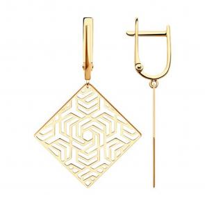 Золотые серьги SOKOLOV 0200182 фото