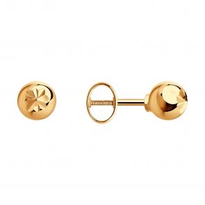 Золотые серьги SOKOLOV 0200255 фото