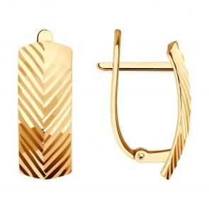 Золотые серьги SOKOLOV 0200257 фото