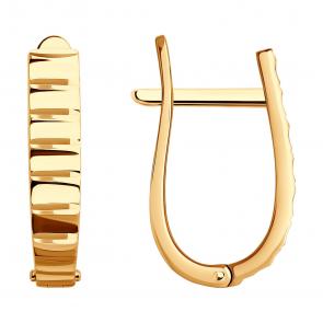 Золотые серьги SOKOLOV 0200309 фото