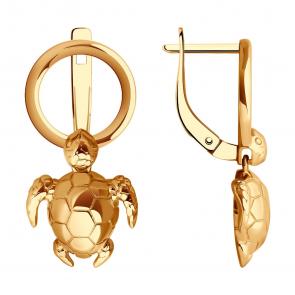 Золотые серьги SOKOLOV 0200327 фото