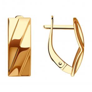 Золотые серьги SOKOLOV 0200331 фото