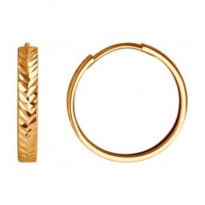 Золотые серьги SOKOLOV 0200354 фото