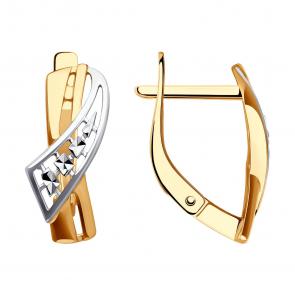 Золотые серьги SOKOLOV 0200369 фото