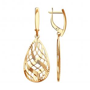 Золотые серьги SOKOLOV 0200389 фото