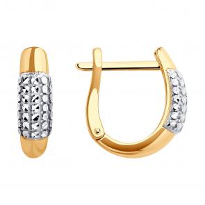 Золотые серьги SOKOLOV 0200431 фото