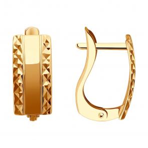 Золотые серьги SOKOLOV 0200440 фото