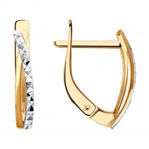 Золотые серьги SOKOLOV 0200473 фото