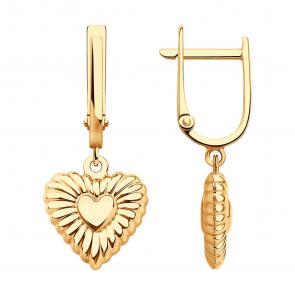 Золотые серьги SOKOLOV 0200514 фото