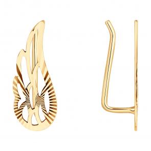 Золотые серьги SOKOLOV 0200546 фото