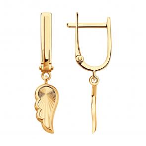 Золотые серьги SOKOLOV 0200583 фото