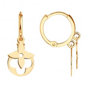 Золотые серьги SOKOLOV 0200594 фото