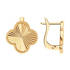 Золотые серьги SOKOLOV 0200602 фото