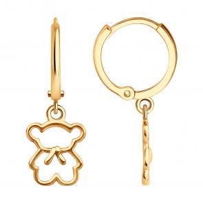 Золотые серьги SOKOLOV 0200624 фото