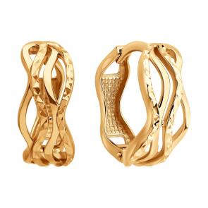 Золотые серьги SOKOLOV 0200642 фото