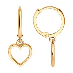 Золотые серьги SOKOLOV 0200649 фото