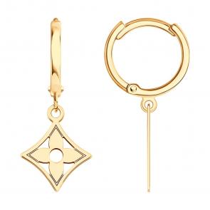 Золотые серьги SOKOLOV 0200663 фото