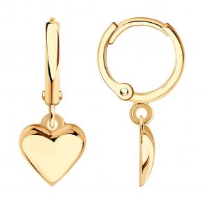 Золотые серьги SOKOLOV 0200706 фото