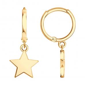 Золотые серьги SOKOLOV 0200740 фото