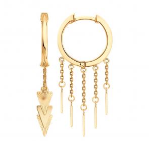 Золотые серьги SOKOLOV 0200764 фото