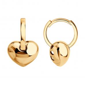 Золотые серьги-трансформеры SOKOLOV 0200777 фото