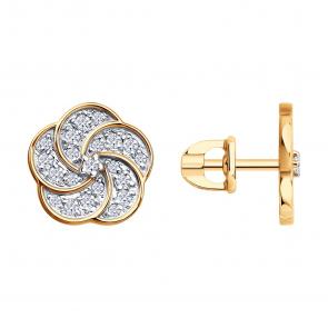 Золотые серьги SOKOLOV 0200802 фото