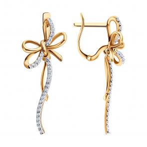 Золотые серьги SOKOLOV 0200927 фото