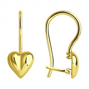 Серьги из лимонного золота SOKOLOV 020095-2 фото