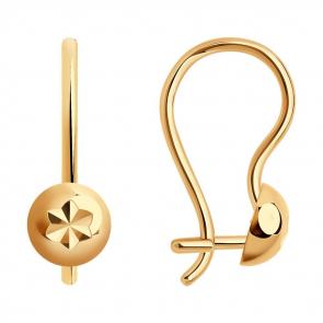 Золотые серьги SOKOLOV 020437 фото