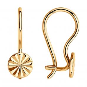 Золотые серьги SOKOLOV 021632 фото