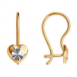 Золотые серьги SOKOLOV 022392 фото