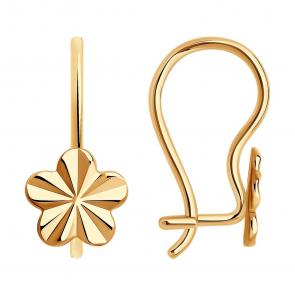 Золотые серьги SOKOLOV 024387 фото