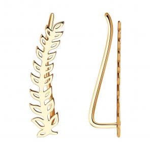 Золотые серьги SOKOLOV 026579 фото