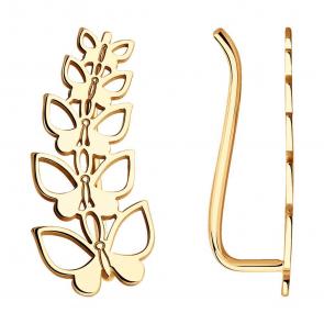 Золотые серьги SOKOLOV 026582 фото