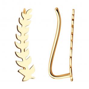 Золотые серьги SOKOLOV 026584 фото