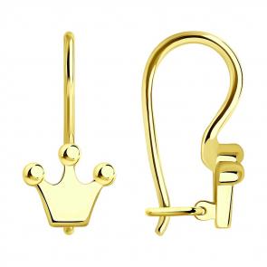 Серьги из лимонного золота SOKOLOV 027026-2 фото